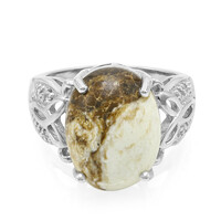 Magnesite Silver Ring