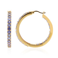 Tanzanite Silver Earrings