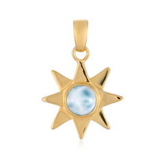 Larimar Silver Pendant