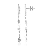 14K SI1 (H) Diamond Gold Earrings (CIRARI)
