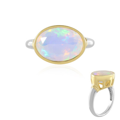 Welo Opal Silver Ring