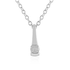 I4 (J) Diamond Silver Necklace