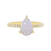 Australian Opal Silver Ring