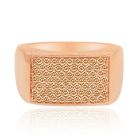 14K SI1 Argyle Rose De France Diamond Gold Ring
