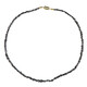Black Diamond Silver Necklace (Adela Silber)
