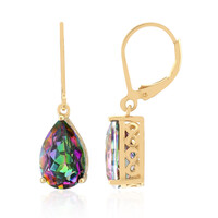 Mystic Quartz Silver Earrings
