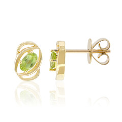 9K Capelinha Sphene Gold Earrings