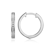 Zircon Silver Earrings