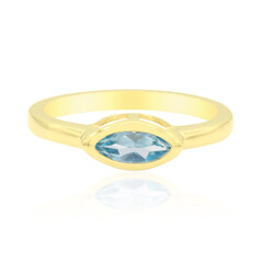 Swiss Blue Topaz Silver Ring