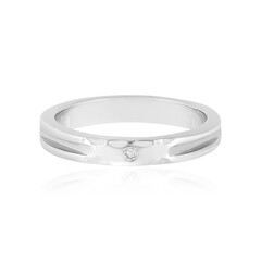 SI2 (H) Diamond Silver Ring