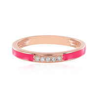 I2 (I) Diamond Silver Ring