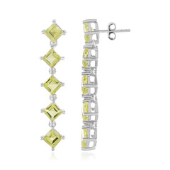Ouro Verde Quartz Silver Earrings