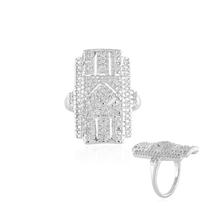 Zircon Silver Ring