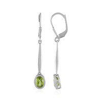 Peridot Silver Earrings (KM by Juwelo)