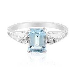 Sky Blue Topaz Silver Ring