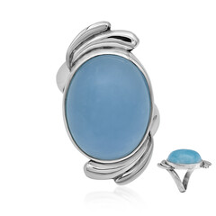 Aquamarine Silver Ring