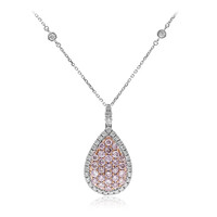 14K I1 Pink Diamond Gold Necklace (CIRARI)