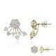 14K I1 (H) Diamond Gold Earrings (CIRARI)