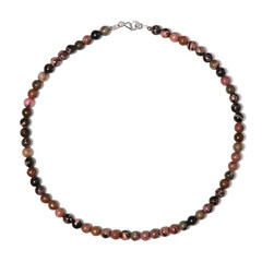 Rhodonite Silver Necklace