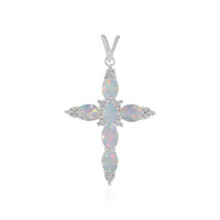 Welo Opal Silver Pendant