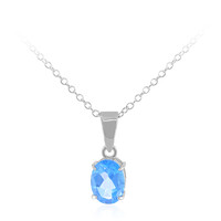 INDIGO BLUE TOPAZ Silver Necklace