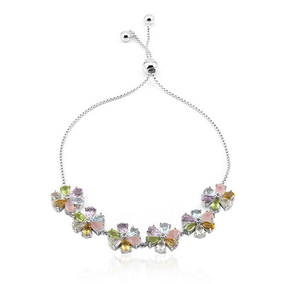 Burmese Peridot Silver Bracelet
