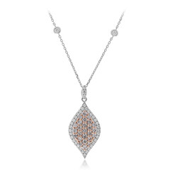 18K I1 Pink Diamond Gold Necklace (CIRARI)