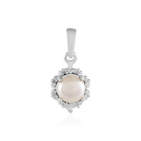 White Freshwater Pearl Silver Pendant