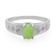 Imperial Chrysoprase Silver Ring