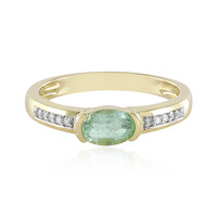 9K Colombian Emerald Gold Ring