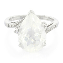 Ice Moon Quartz Silver Ring