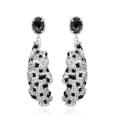 Black Hematite Silver Earrings (Dallas Prince Designs)