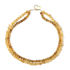 Citrine Silver Necklace