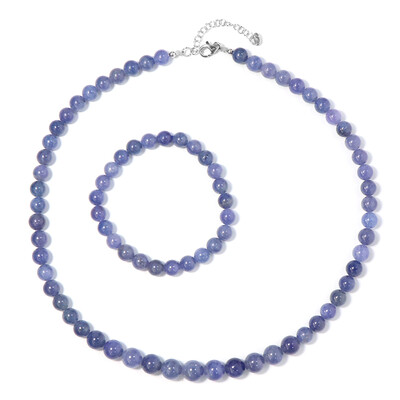 Tanzanite Silver Set