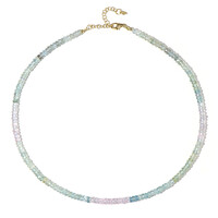 Fancy Beryl Silver Necklace