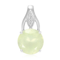 Prehnite Silver Pendant