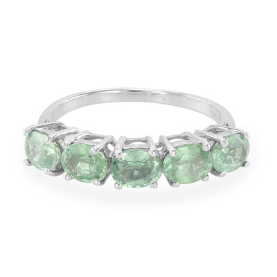 Mint Kyanite Silver Ring