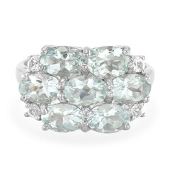 Bauchi Aquamarine Silver Ring