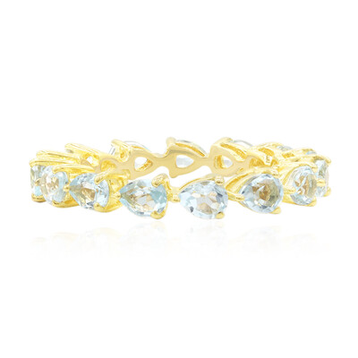 Sky Blue Topaz Silver Ring