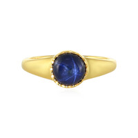 Blue Star Sapphire Silver Ring
