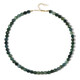Moss Agate Silver Necklace