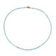 Blue Apatite Silver Necklace