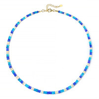 Welo Opal Silver Necklace
