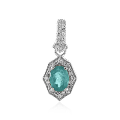 Grandidierite Silver Pendant
