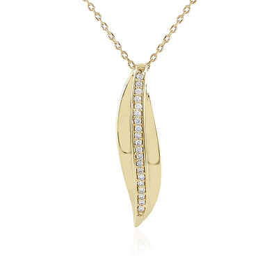 9K Flawless (F) Diamond Gold Necklace (LUCENT DIAMONDS)