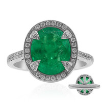 18K Colombian Emerald Gold Ring (Estée Collection)