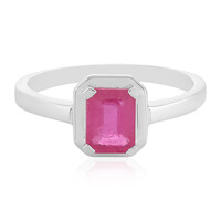 Madagascar Pink Sapphire Silver Ring