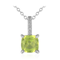 Peridot Silver Necklace