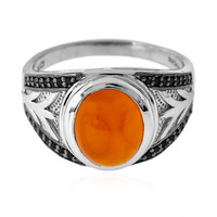 Carnelian Silver Ring