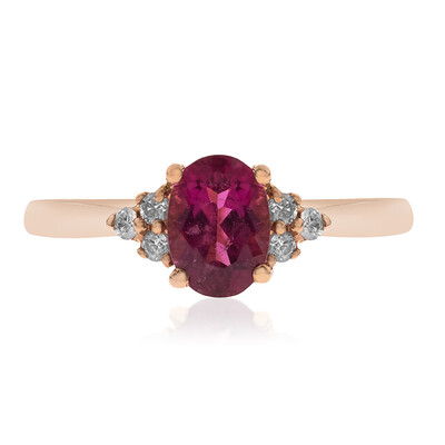 10K Rubellite Gold Ring